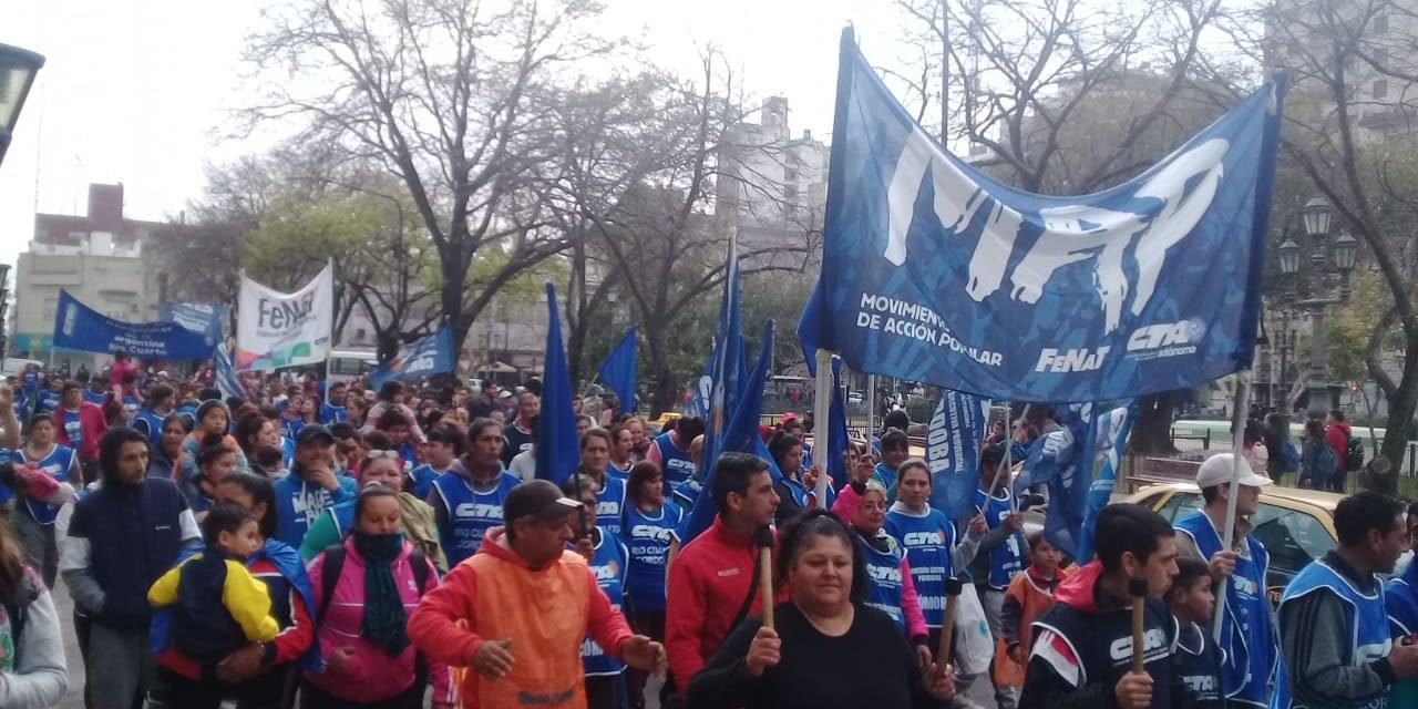 Movilización de la CTA: Reclaman que se declare la emergencia social y alimentaria