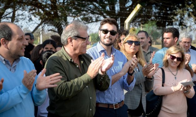 Sergio Busso visitó el IPEA 105 «Alfonsina Storni» en General Deheza