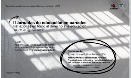 II Jornadas de educación en cárceles: reflexiones en torno al derecho a la educación