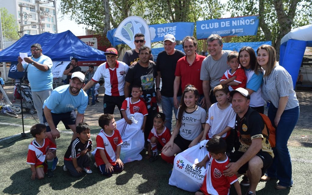 Más de 400 niñas y niños participaron de los Juegos Deportivos “Por la Flia”