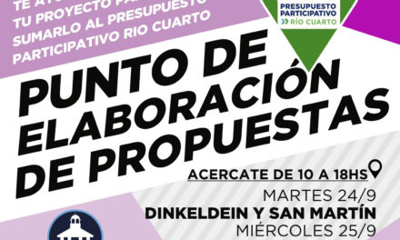 #PP2020: Puntos de Elaboración de Propuestas en el Sector Oeste