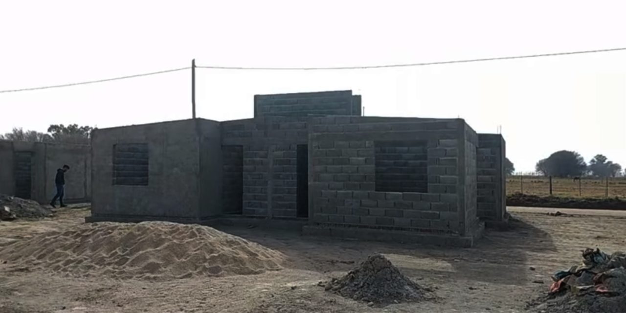 Moldes: avanza la construcción de las 9 viviendas del Programa Vivienda Semilla