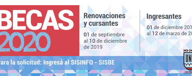 Se encuentran abiertas las preinscripciones para obtener una beca de la UNRC en 2020