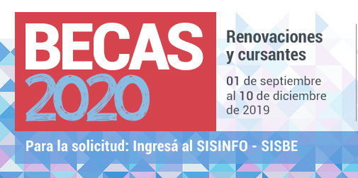 Se encuentran abiertas las preinscripciones para obtener una beca de la UNRC en 2020