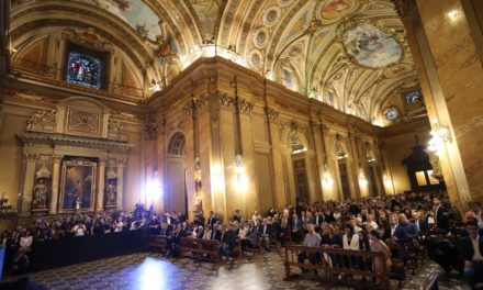 Fernández, Schiaretti y Massa, en el homenaje a De la Sota en la Catedral
