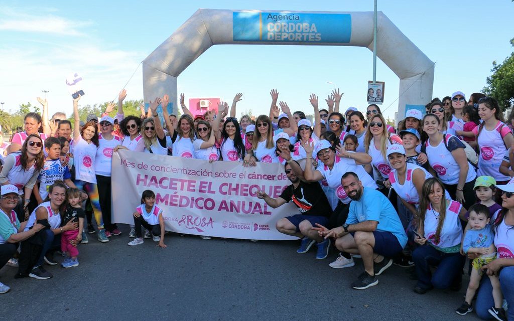 Con caminata cerró el «Córdoba Rosa» en Río Cuarto