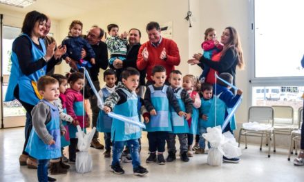 La Cautiva: se inauguró el nuevo edificio del Jardín Maternal