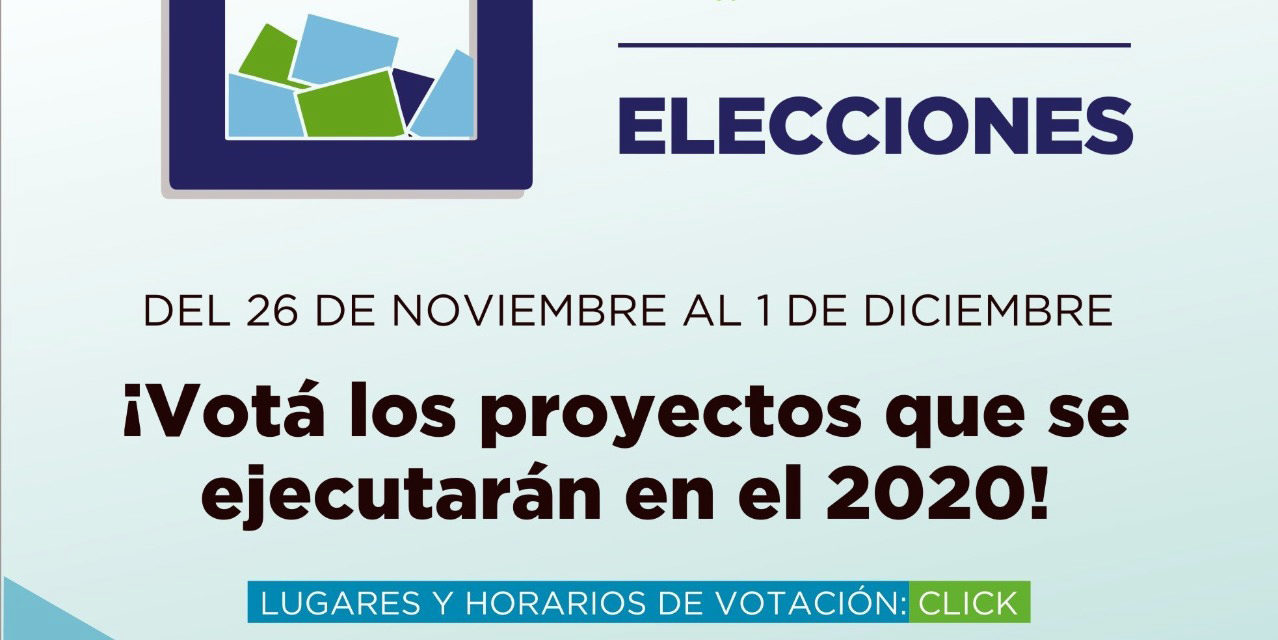 Presupuesto Participativo 2020: hoy comienzan las elecciones