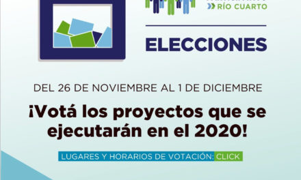 Presupuesto Participativo 2020: hoy comienzan las elecciones