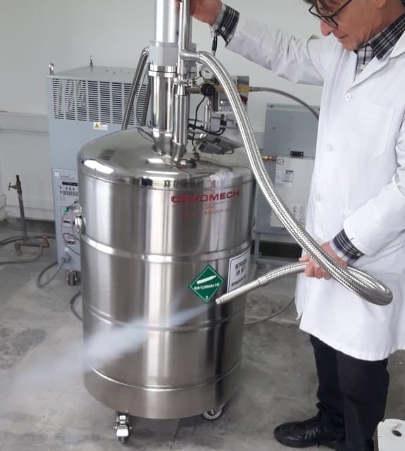 Ciencias Exactas puso en marcha una planta generadora de nitrógeno líquido
