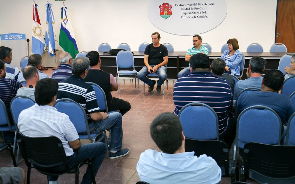 Ambiente: la Provincia se reunió con areneros de Río Cuarto
