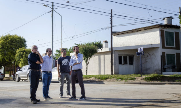 Quedó habilitada de obra de pavimentación en la calle Rio Segundo