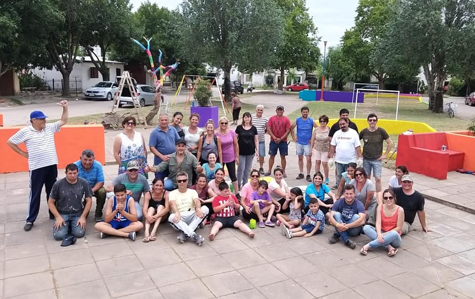 Canals: se restauró la Plaza de barrio Patria