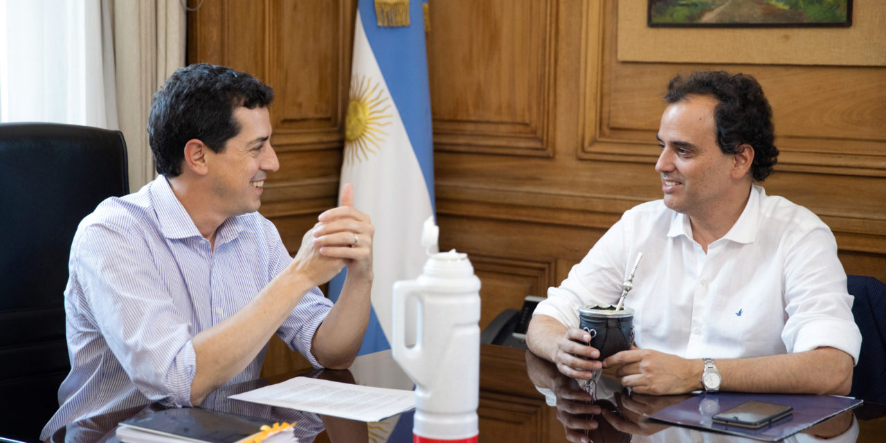 Llamosas se reunió con el Ministro del Interior