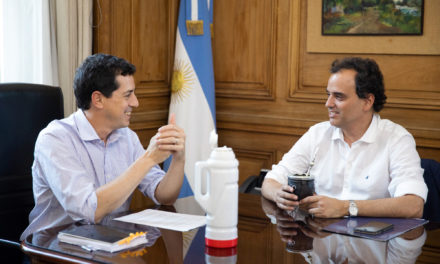 Llamosas se reunió con el Ministro del Interior