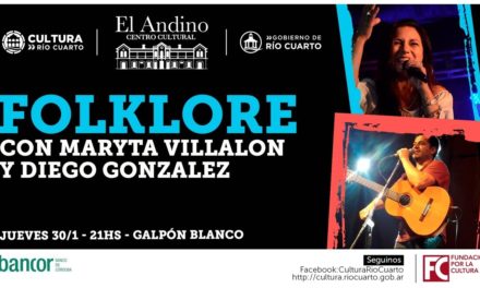 Río Cuarto: programación cultural en el Andino