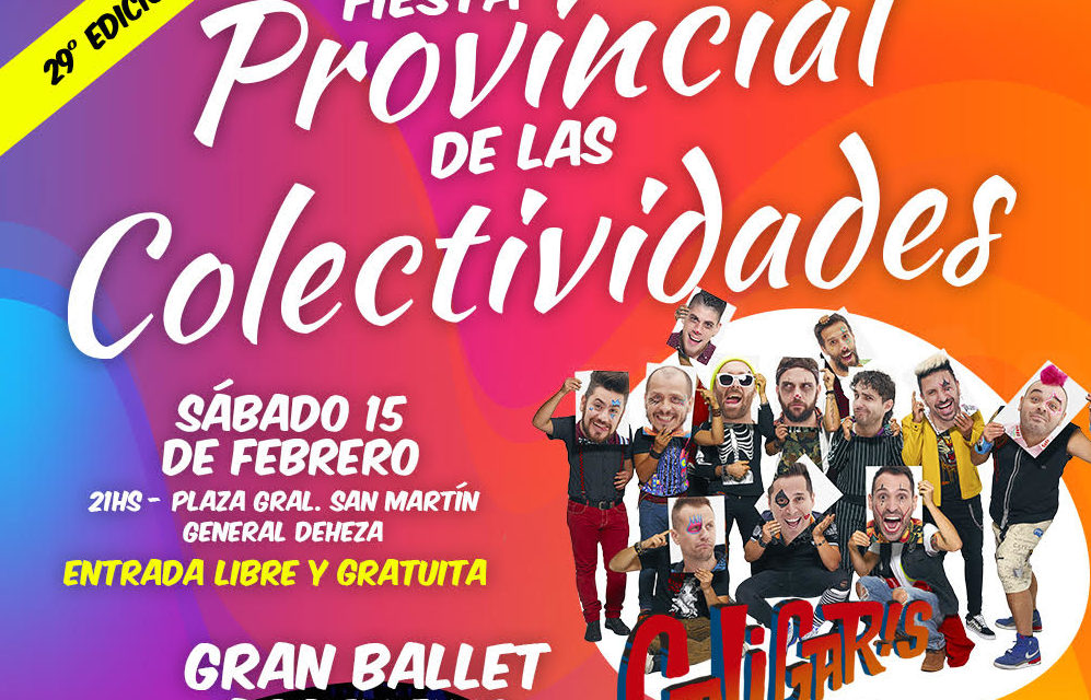 General Deheza se prepara para la 29a Fiesta de las Colectividades