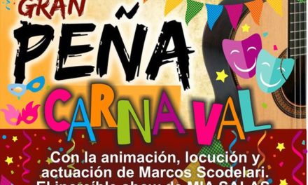 Se realizará la Gran Peña de Carnaval en Alejandro Roca