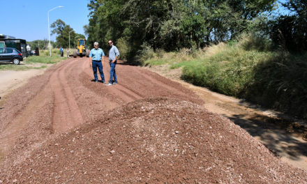 Rio Cuarto y Las Higueras intervinieron un tramo de la calle Muñiz