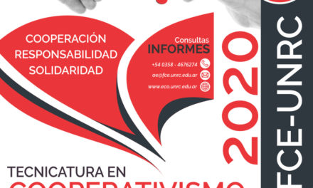 Se pone en marcha en la UNRC la Tecnicatura en Cooperativismo y Entidades de la Economía Social