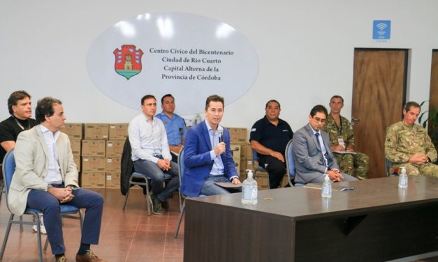 Coronavirus: el primer COE regional ya funciona en Río Cuarto