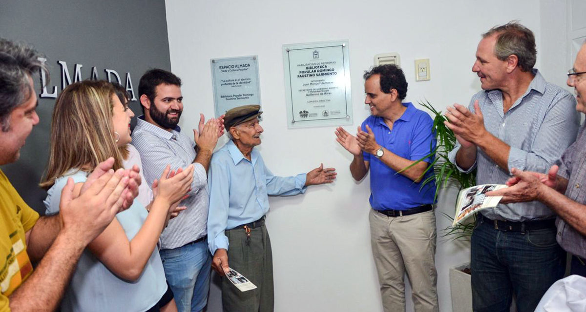 Se habilitaron las obras de puesta en valor de la Biblioteca Sarmiento