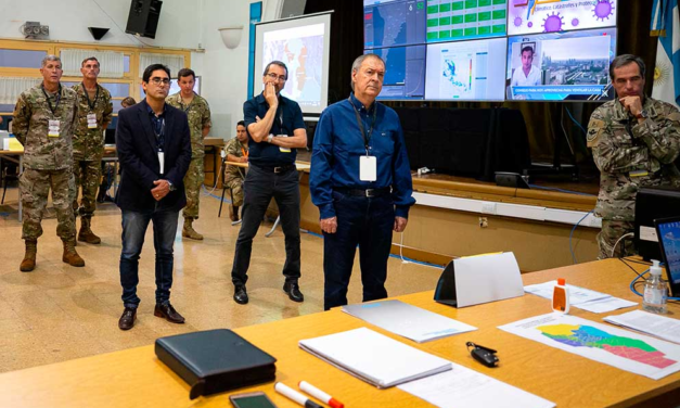 La Provincia cuenta con un Centro de Operaciones de Emergencias (C.O.E.)