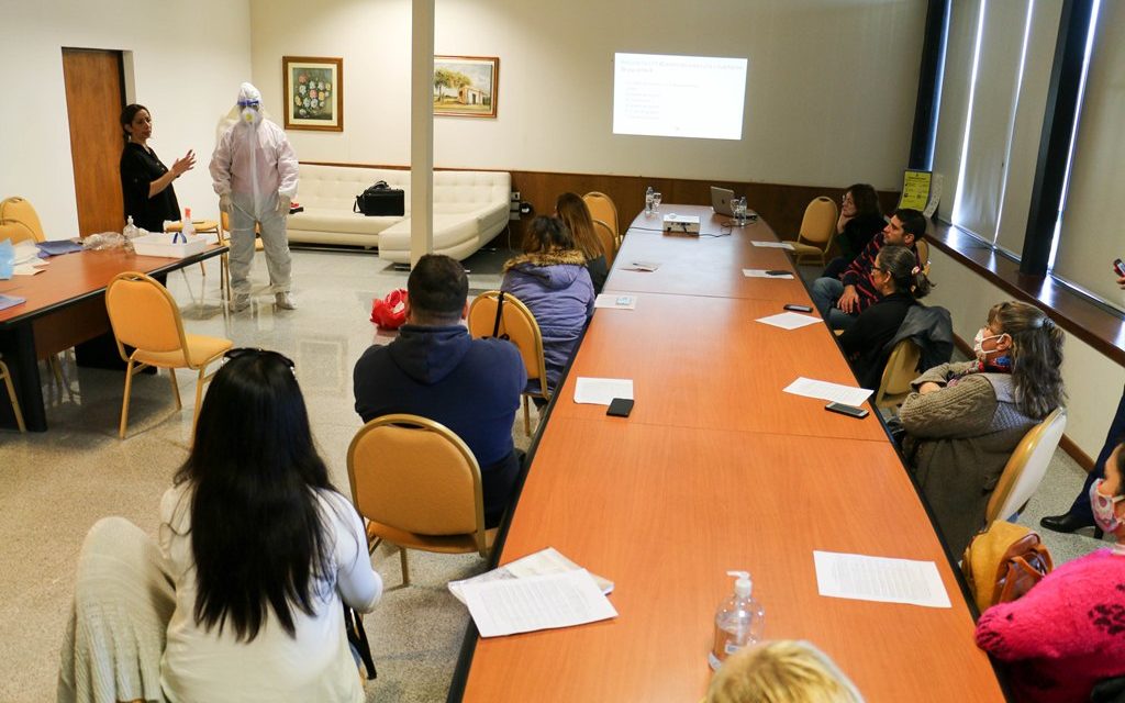 COE Río Cuarto: Se capacitó a voluntarios para los centros de aislamiento