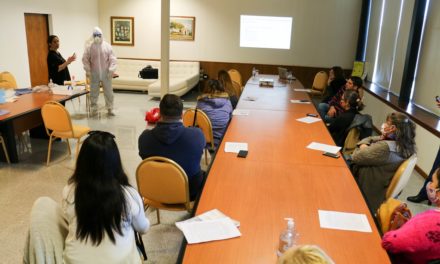 COE Río Cuarto: Se capacitó a voluntarios para los centros de aislamiento