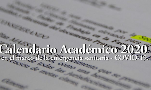 La UNRC ratificó el calendario 2020