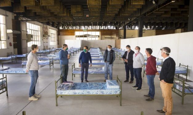 El Intendente Llamosas recorrió el Centro de Aislamiento de la Rural