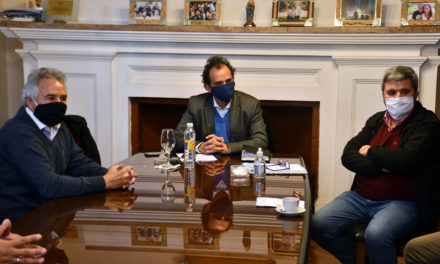 Llamosas se reunió con el sector comercial