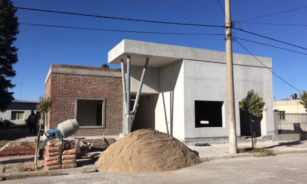 Holmberg: avanza la construcción del Centro Cívico