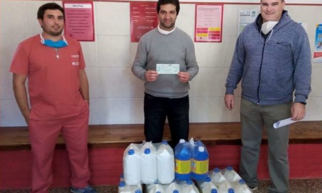 Donación al Dispensario de Coronel Baigorria