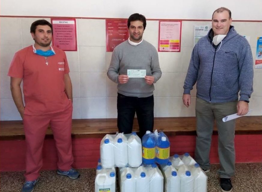 Donación al Dispensario de Coronel Baigorria