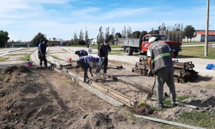Gigena: se reanudó la obra que unirá el centro con barrio Bella Vista