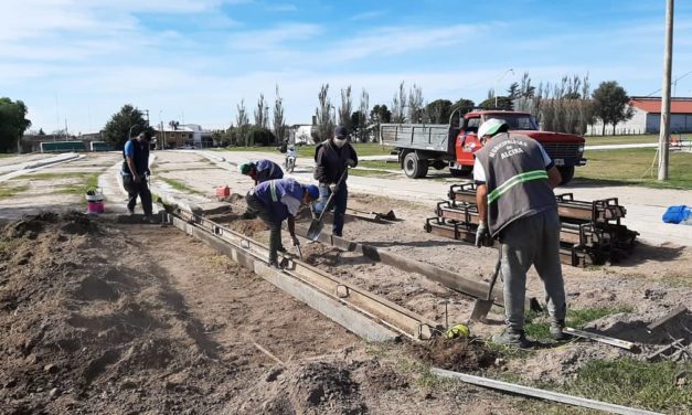 Gigena: se reanudó la obra que unirá el centro con barrio Bella Vista