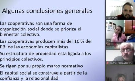 Económicas capacita en cooperativismo en un CENMA de General Viamonte