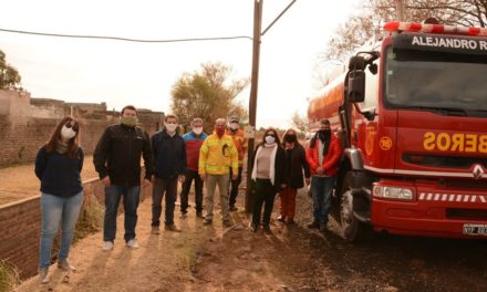 Alejandro: Viola inauguró una nueva perforación de agua para riego