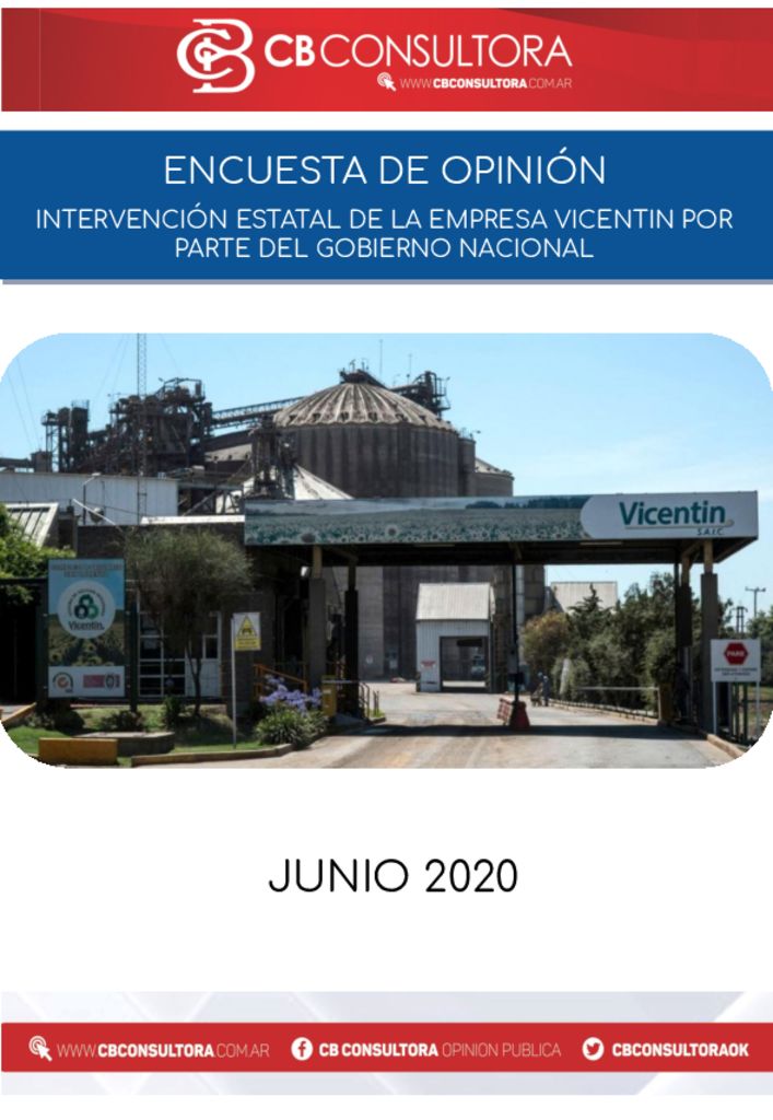 thumbnail of CB CONSULTORA – ENCUESTA NACIONAL DE ACTUALIDAD – 09 y 10 de JUNIO de 2020 – 1402 casos – 3% M. de Error