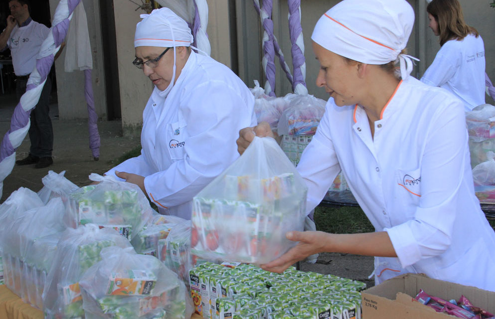 La Carlota: comienza la distribución de módulos con alimentos de Paicor