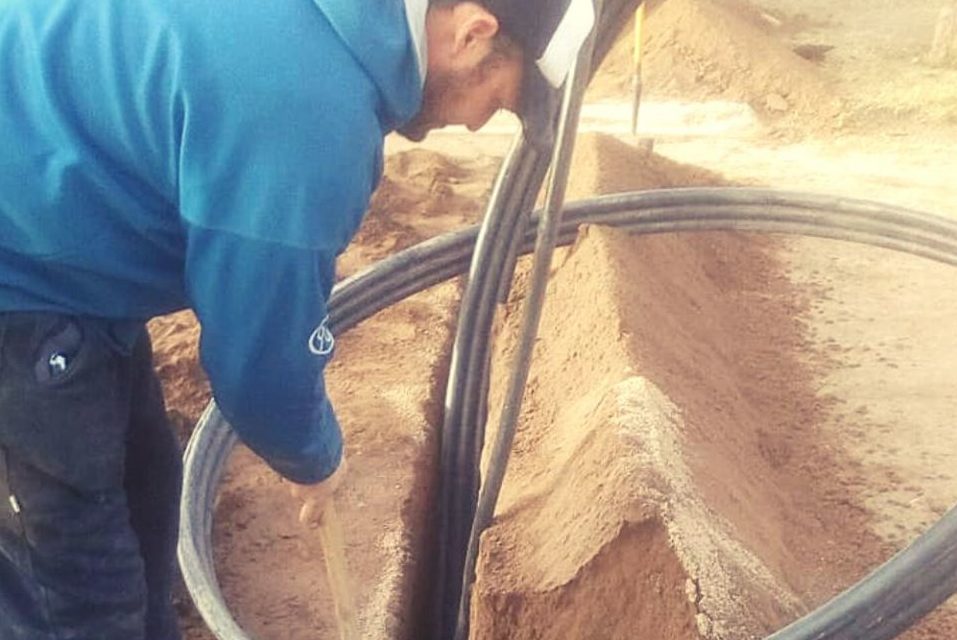 Bulnes: Extienden la Red de Fibra Óptica