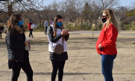 Río Cuarto: concientizan en parques sobre coronavirus