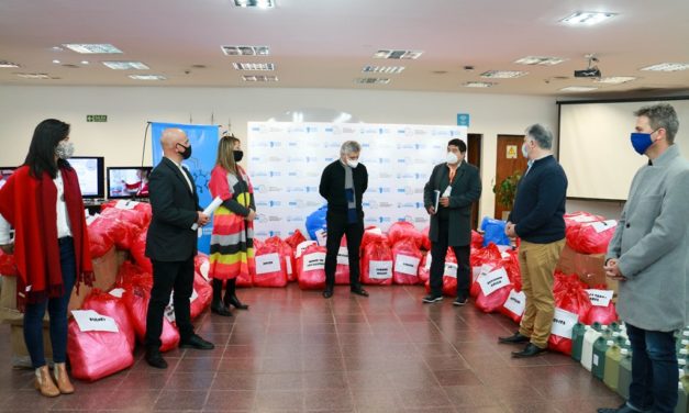 El COE Regional de Río Cuarto recibió elementos de protección personal