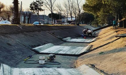 Bulnes: comenzó la obra del canal central de desagüe