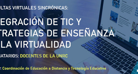 La UNRC sigue capacitando a sus docentes para la virtualidad