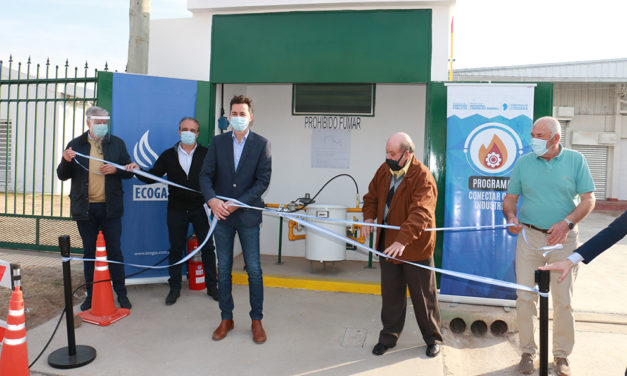 Nueva empresa con gas natural en Santa Catalina-Holmberg