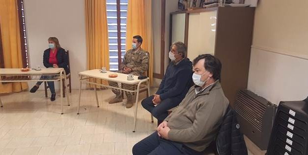 Adelia María y San Basilio: reunión con el COE Central