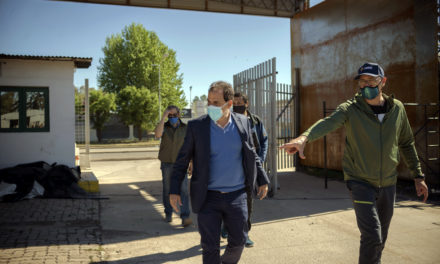 Río Cuarto: Llamosas supervisó el avance de las obras en el Mercado de Abasto