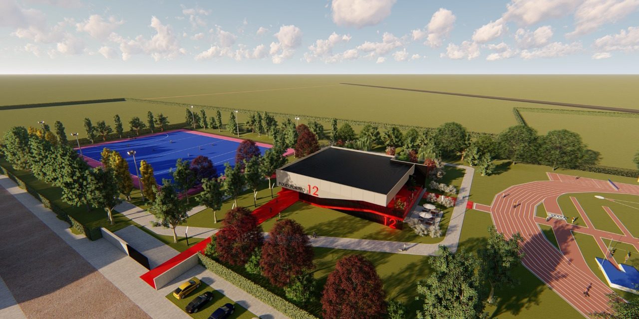 Elecciones en Río Cuarto: Llamosas presentó el proyecto para construir un Polideportivo Municipal